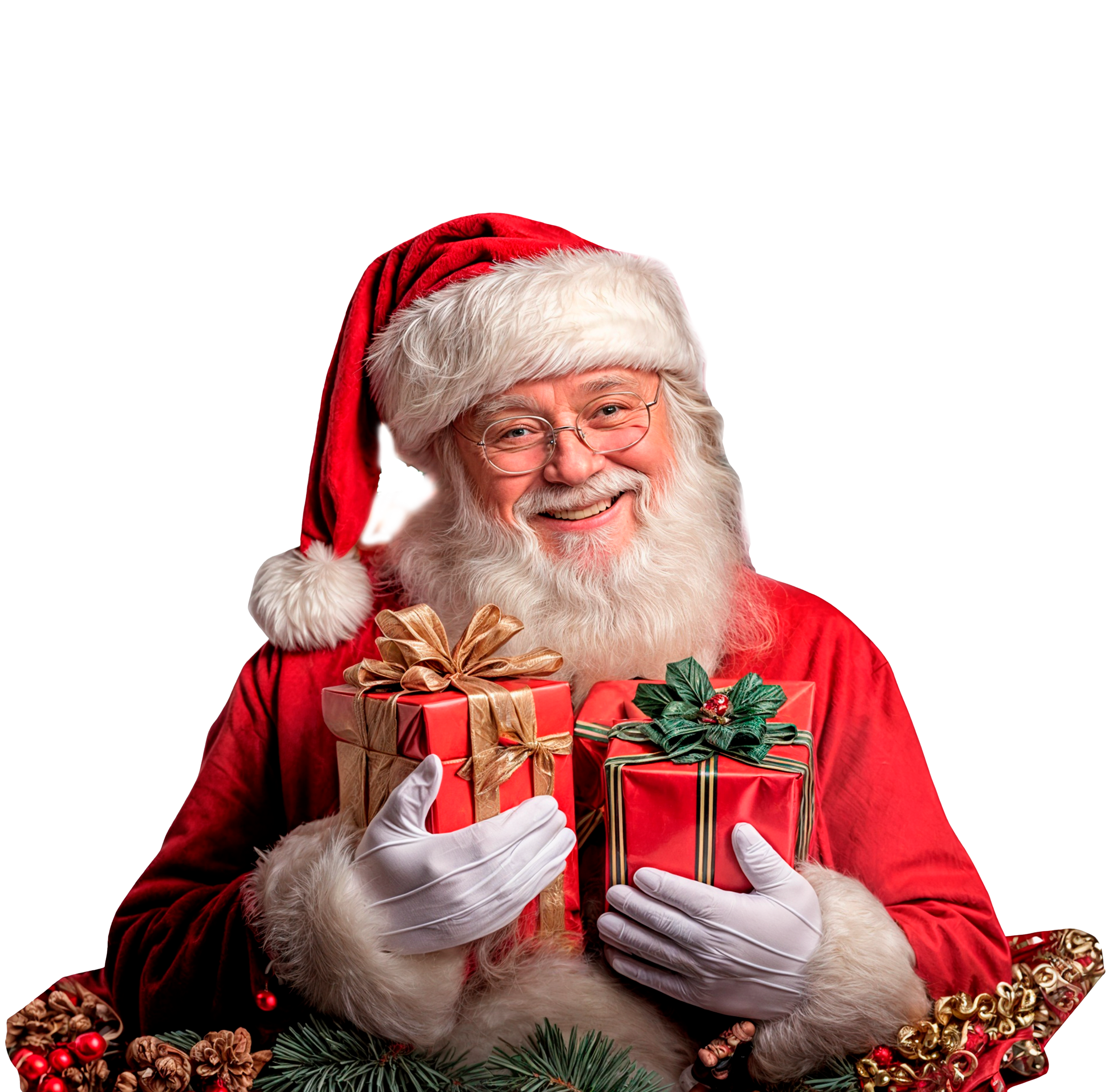 Papai Noel da campanha Natal da Sorte